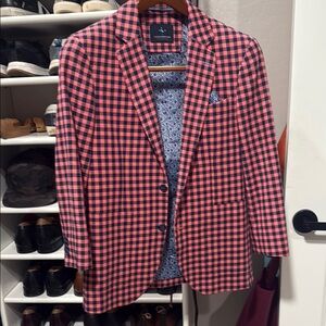 Vineyard Vines Red and Blue Sport Coat